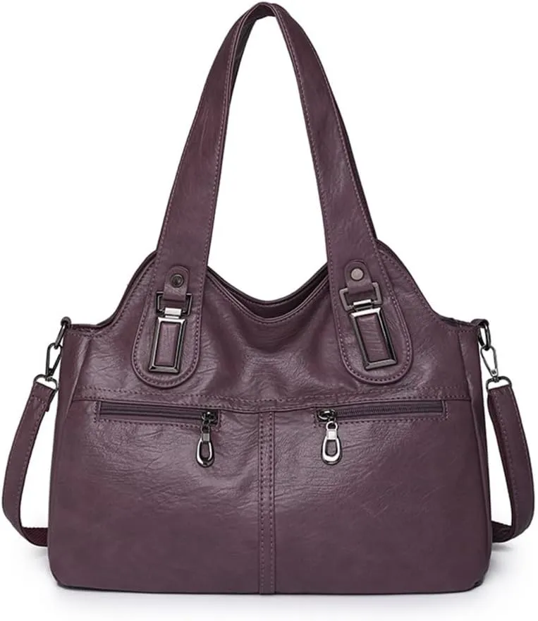 2024 NEW Crossbody Bag Vintage Splashproof Shoulder Bag Large Capacity Leather Bag for Women Girl Versatile Handbag