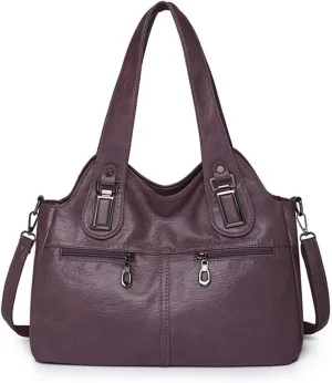 2024 NEW Crossbody Bag Vintage Splashproof Shoulder Bag Large Capacity Leather Bag for Women Girl Versatile Handbag