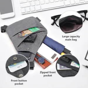 2025 NEW Anti Theft Travel Bag Cross Body Men's and women's Shoulder Bags for Travel, Sport, Work(Black,Left Shoulder)