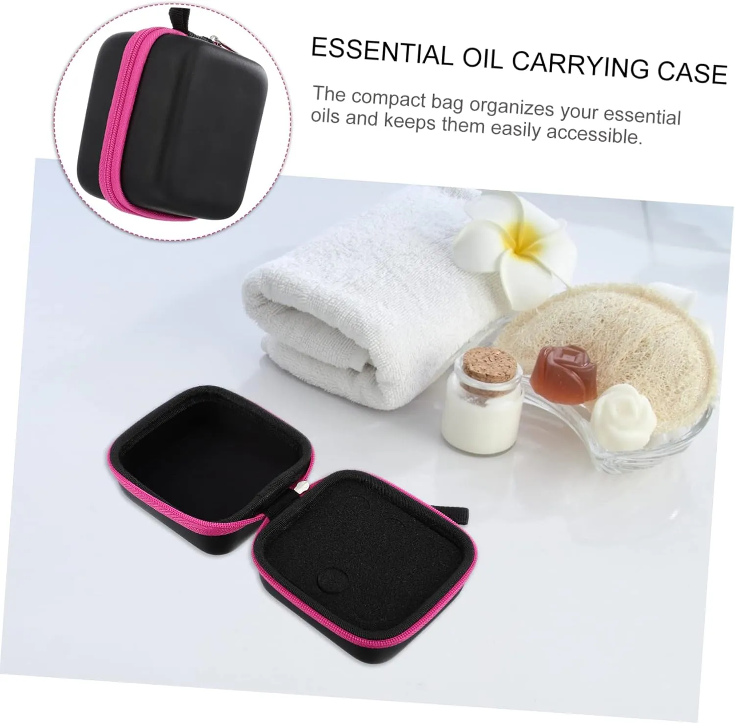 2pcs 9 15 Essential Grids Holder Oil Case Er Bottles Oils Pouch Bag Shockproof Storage Carrying Ml, Rosyx3pcs, 9x8x6cmx3pcs