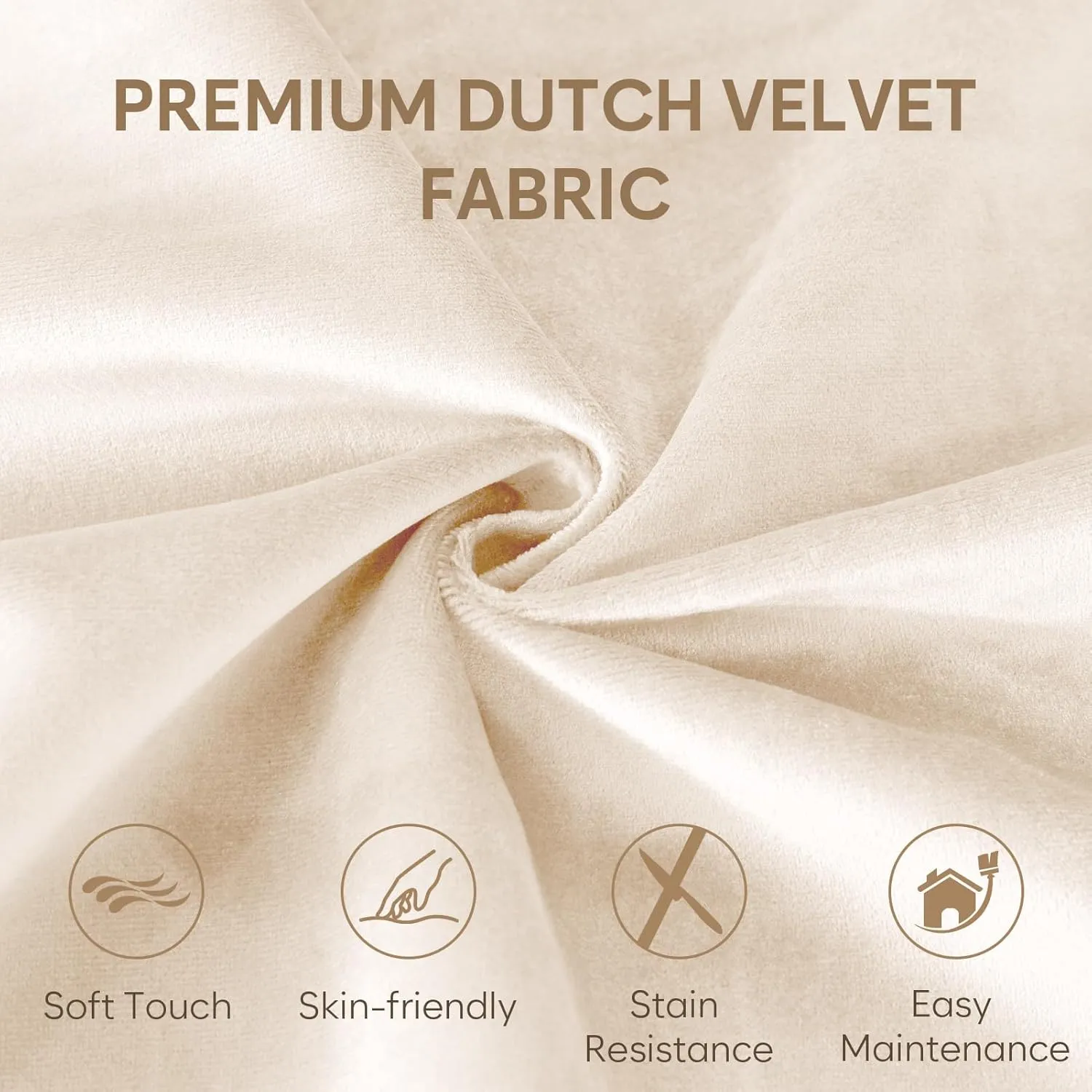 4 Ft Bean Bag Chair, Memory Foam Bean Bag Chairs for Adults with Filling, Round Bean Bag Sofa with Filler Included, Beanbags with Soft Dutch Velvet Fabric,4 Foot,Beige