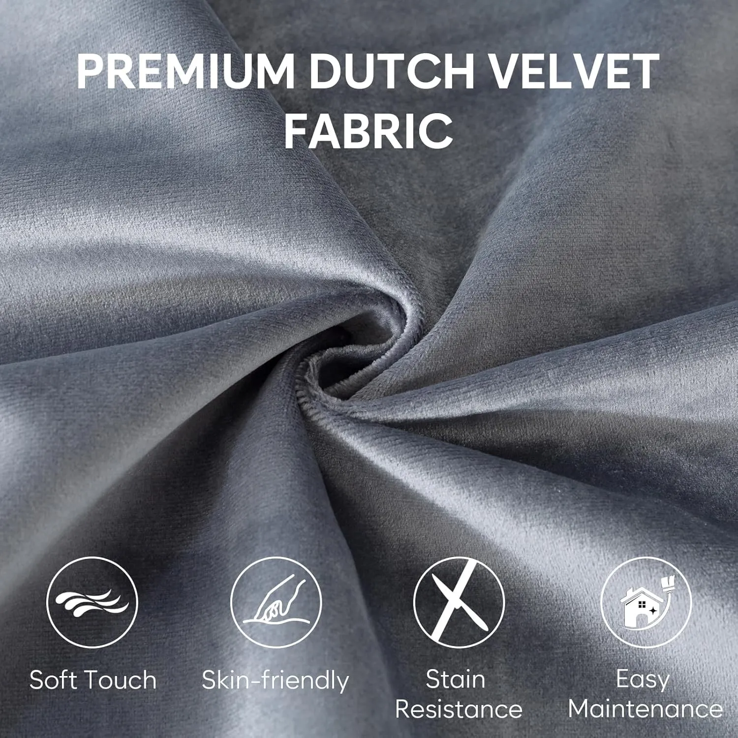 4 Ft Bean Bag Chair, Memory Foam Bean Bag Chairs for Adults with Filling, Round Bean Bag Sofa with Filler Included, Beanbags with Soft Dutch Velvet Fabric,4 Foot,Dark Grey