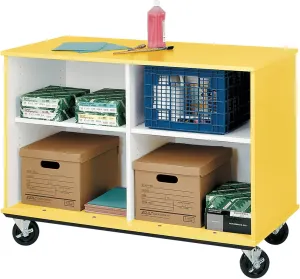 African Artistry Symmetry Stories 36" Tall - Open Divided Storage