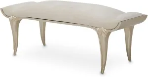 Aico Amini Villa Cherie Bed Bench in Caramel