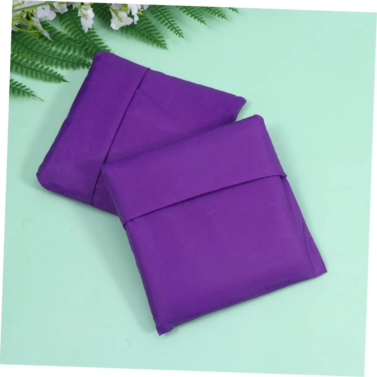 Alipis Foldable Large Capacity Shopping Bags Purple Storage Pouch for Grocery and Outdoor Use Portable Tote Bag