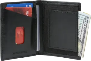 Alpine Swiss Double Diamond RFID Business Card Case Wallet