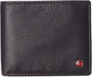 Alpine Swiss Mens Wallet for Men | RFID Protected Leather Mens Wallet | Spencer Bifold with Divided Bill Section | Gift Box | 2 ID Windows | 14 Card & Storage Pockets for Organization