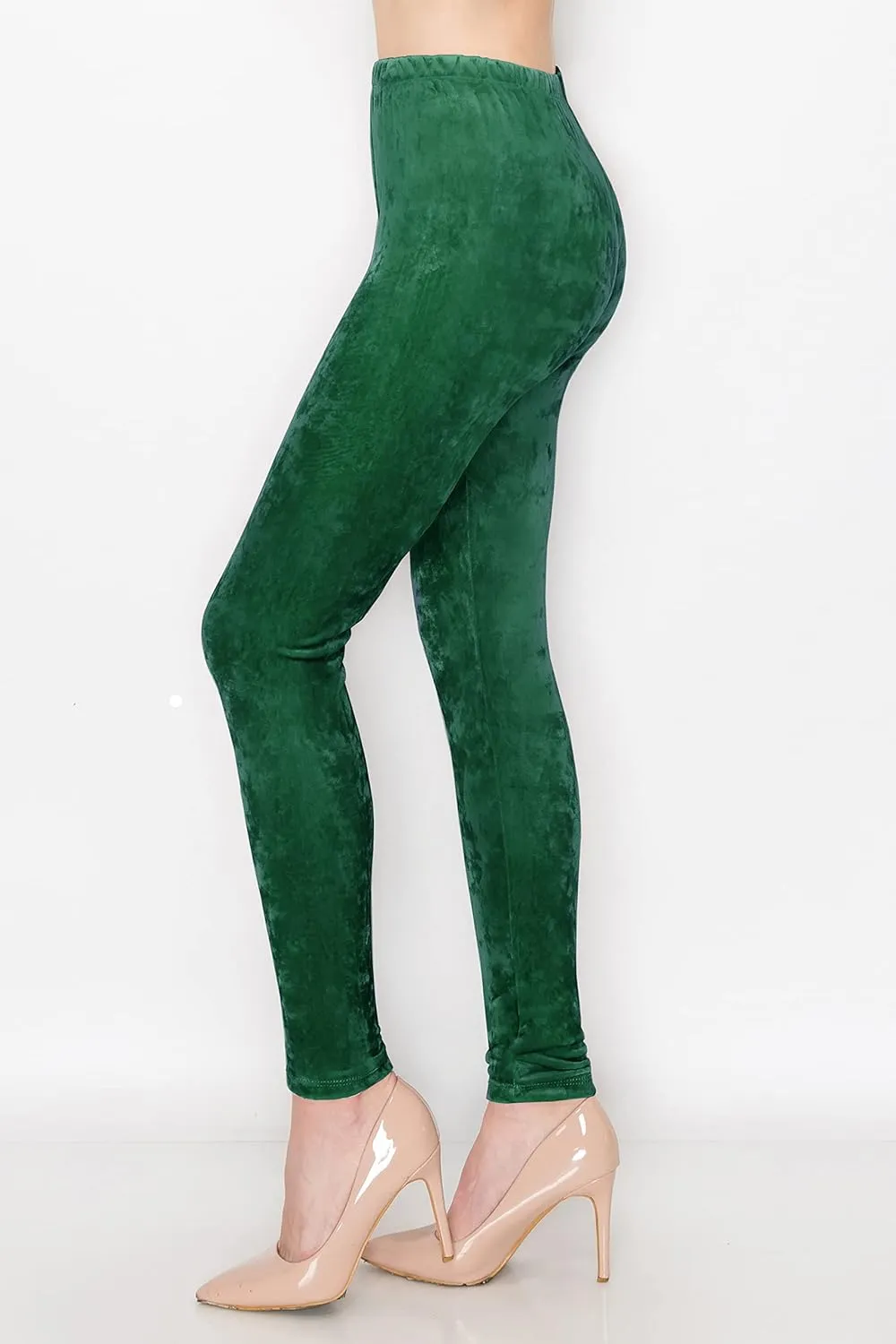 ALWAYS Casual Velvet Leggings Women - Super Soft Warm Winter Yoga Pants