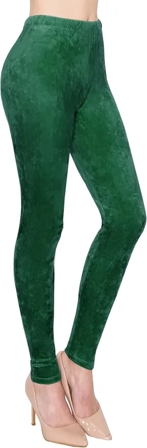 ALWAYS Casual Velvet Leggings Women - Super Soft Warm Winter Yoga Pants