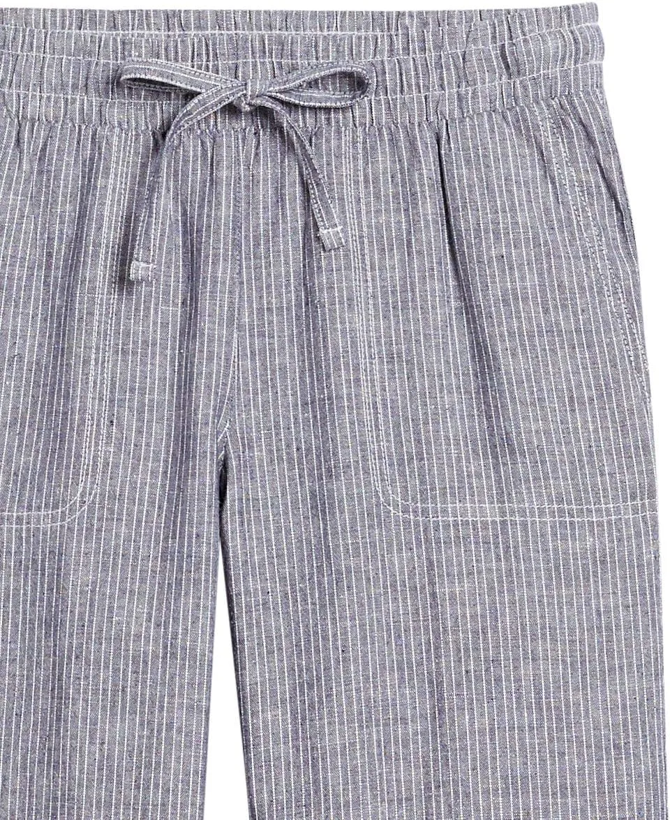 Amazon Essentials Women's Linen Blend Drawstring Relaxed Fit Wide Leg Pant (Available in Plus Size)