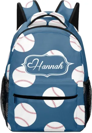 American Sport Baseball Backpack Personalized Name Waterproof for Boys Girls Gift