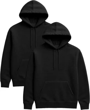 Andrew Scott Cotton Hoodie, Soft Midweight Fleece, Pullover Hooded Sweatshirt for Men - Multi Packs