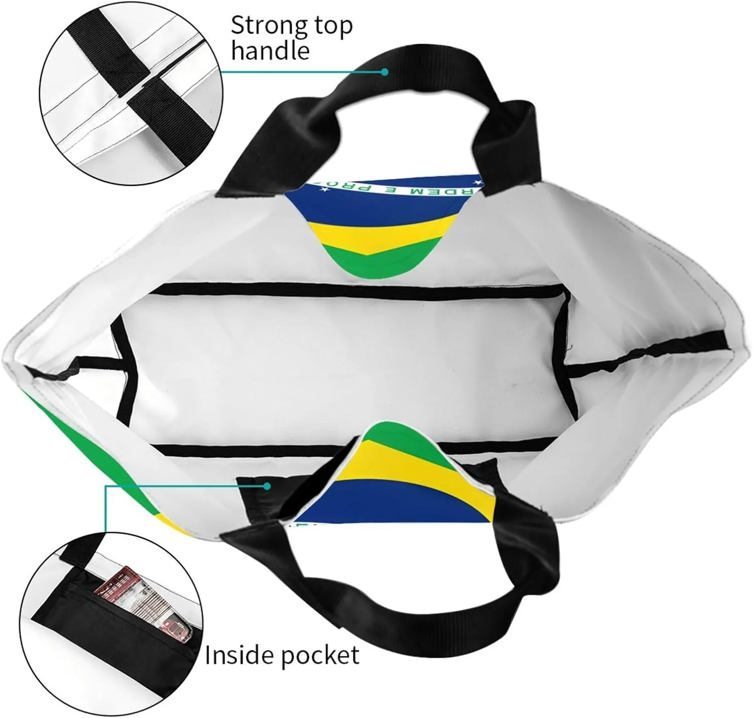 Antigua Barbuda Flag Women's Tote Bag Large Capacity Single Shoulder Bags Handbag for Shopping Work