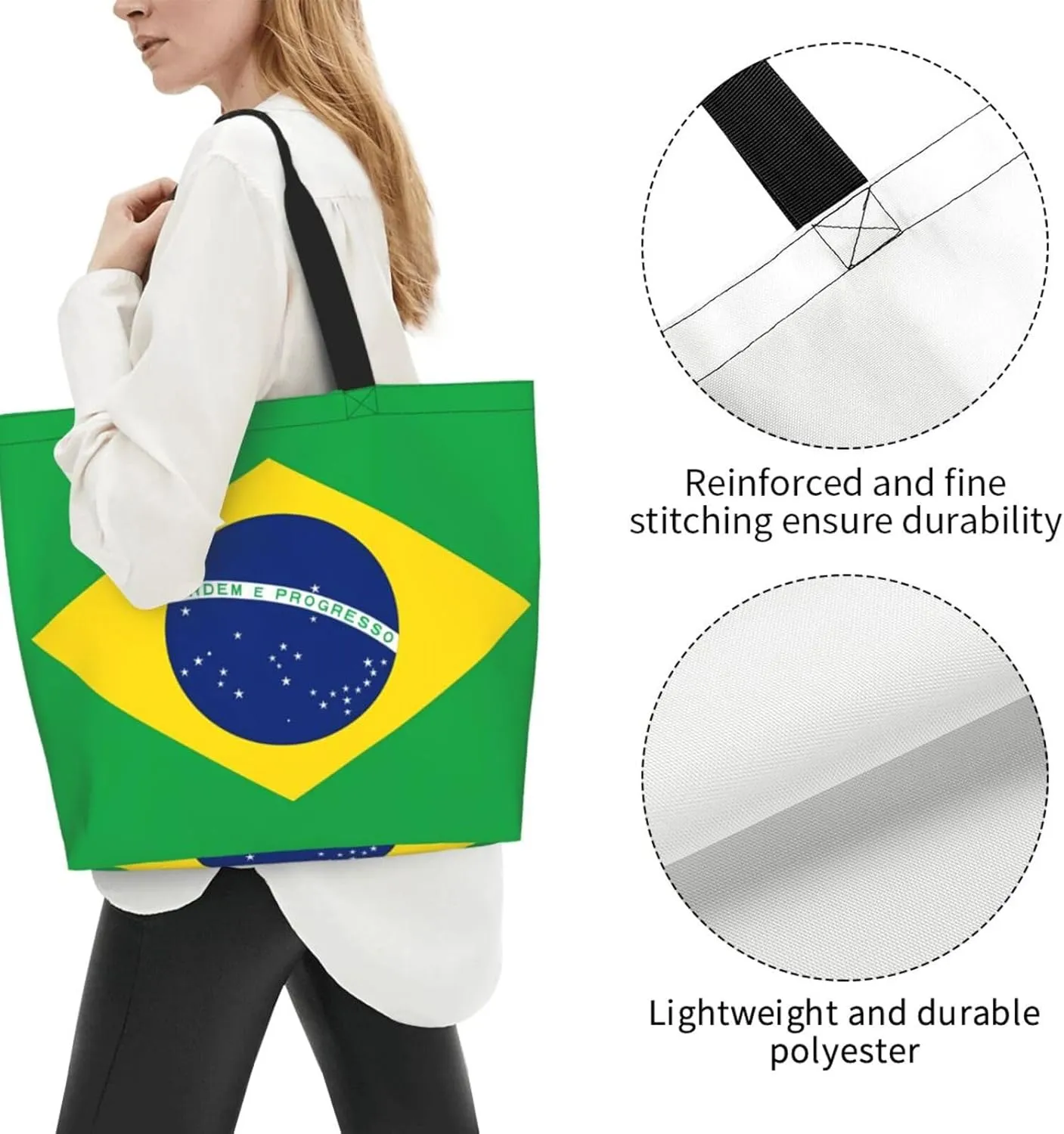 Antigua Barbuda Flag Women's Tote Bag Large Capacity Single Shoulder Bags Handbag for Shopping Work