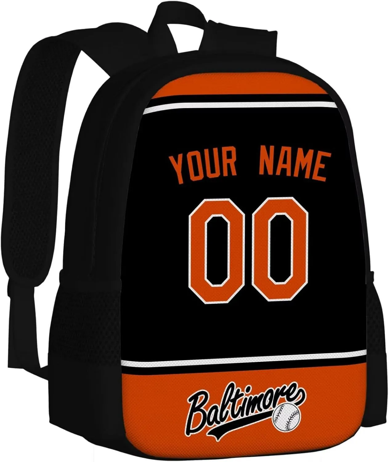 ANTKING Baltimore Backpack School Bags Custom Name Number for Men Youth Boy Gift