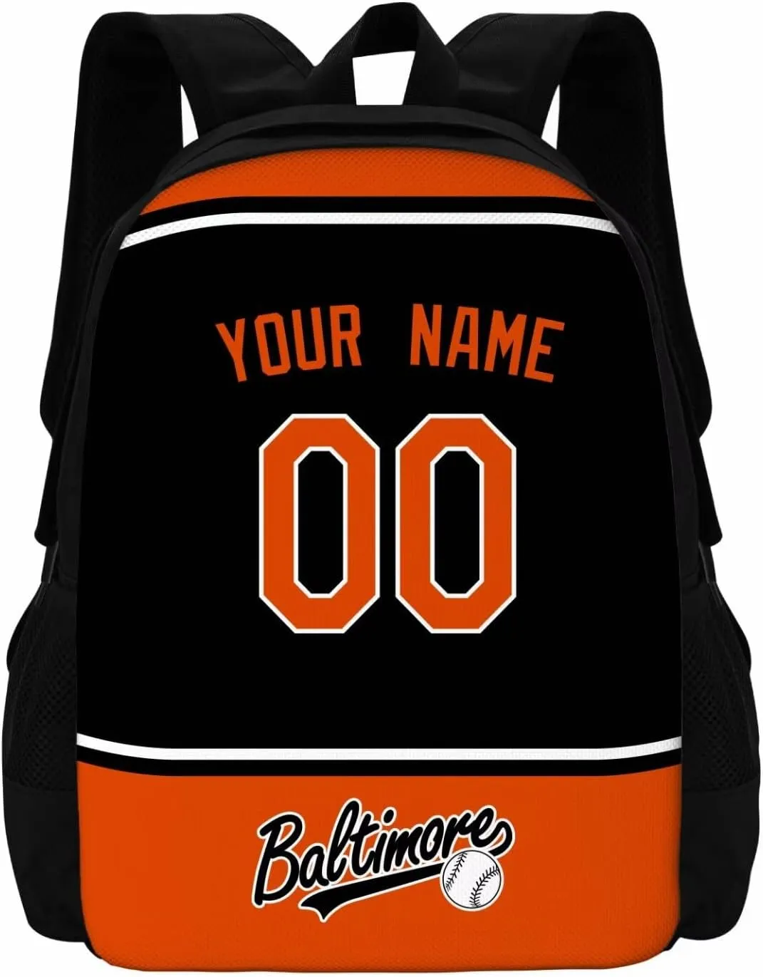 ANTKING Baltimore Backpack School Bags Custom Name Number for Men Youth Boy Gift