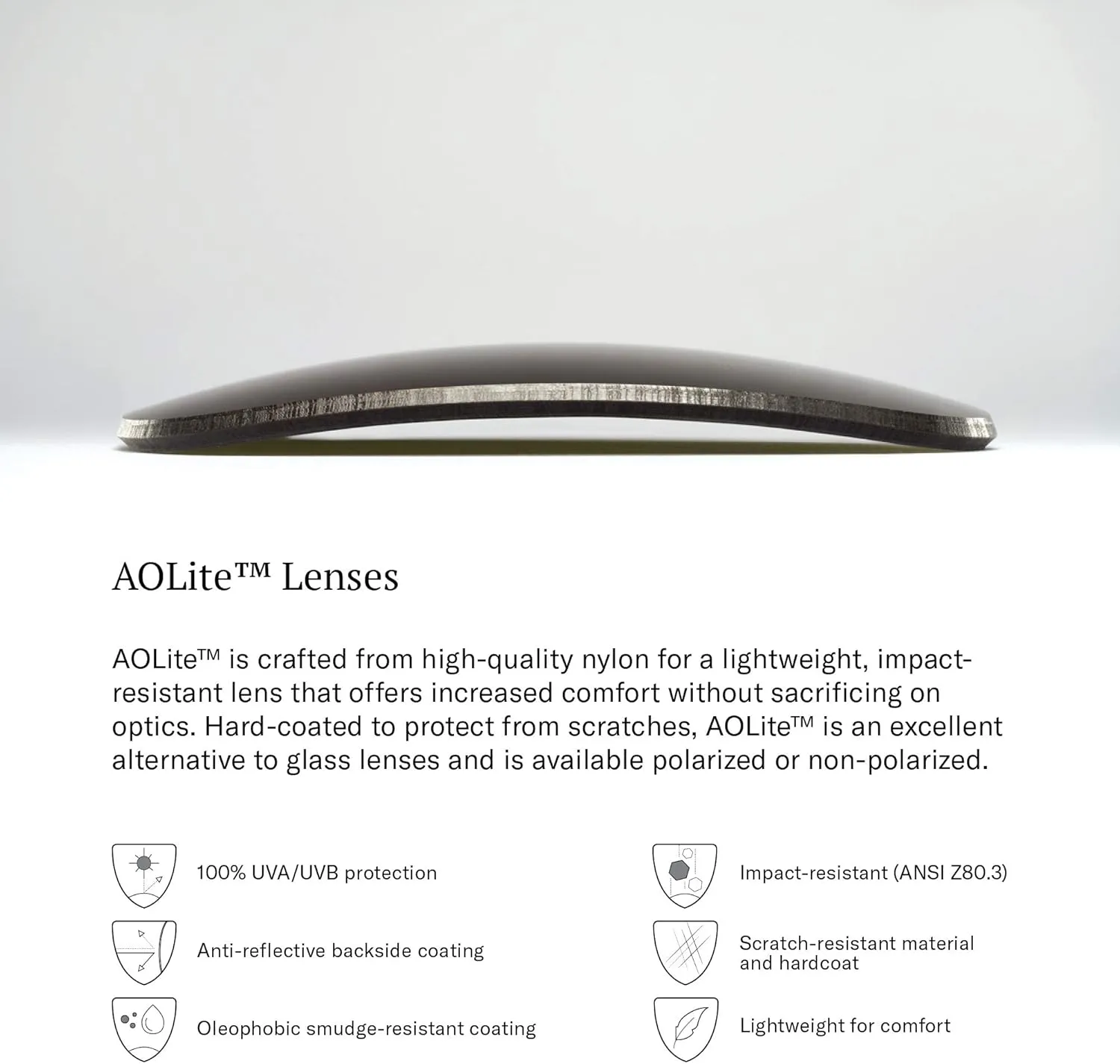 AO Alden Sunglasses - AOLite Nylon Lenses