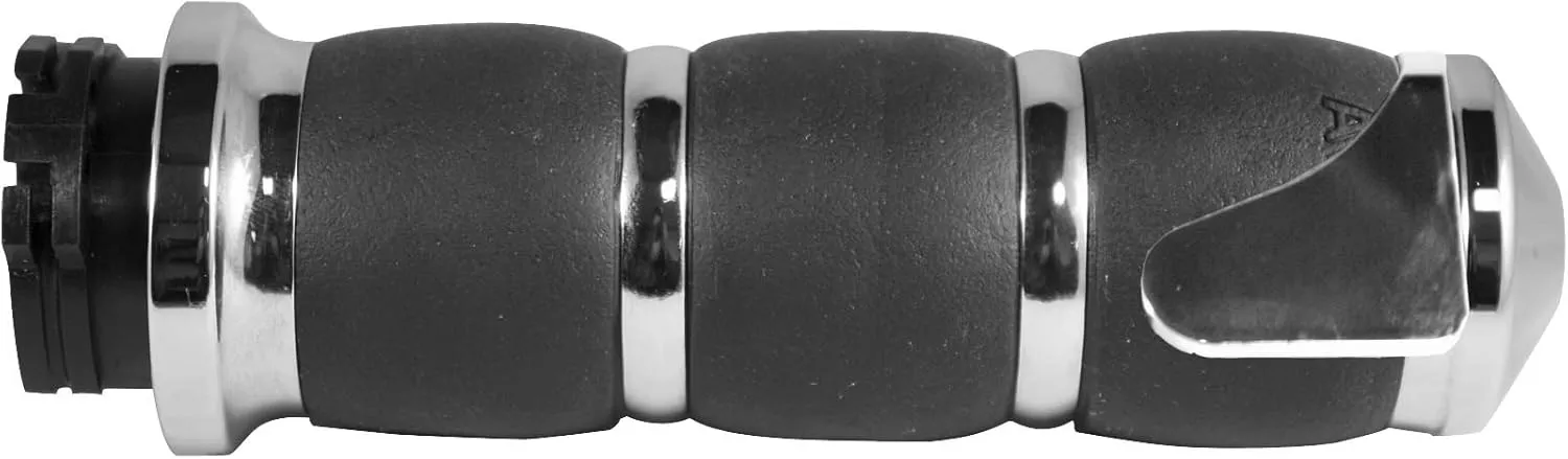 Avon Grips Chrome H-D with Throttle Slide Velvet Air Cushion Grips with Avon Bo