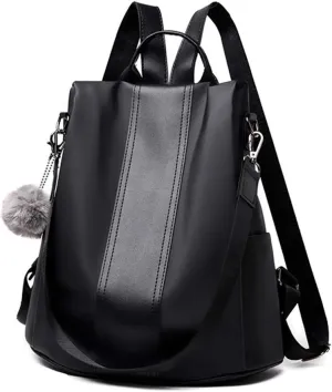 Backpack Purse for Women Fashion School Purse and Handbags Nylon Anti-theft Rucksack