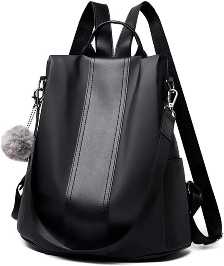 Backpack Purse for Women Fashion School Purse and Handbags Nylon Anti-theft Rucksack