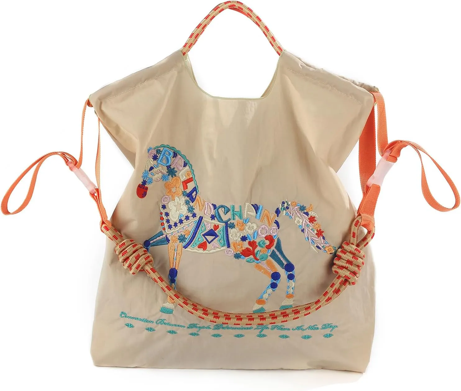 Ball&Chain Women's The Large Tote Bag Nylon Aesthetic Tote Bag for Women Beach Bag Shopping Bags