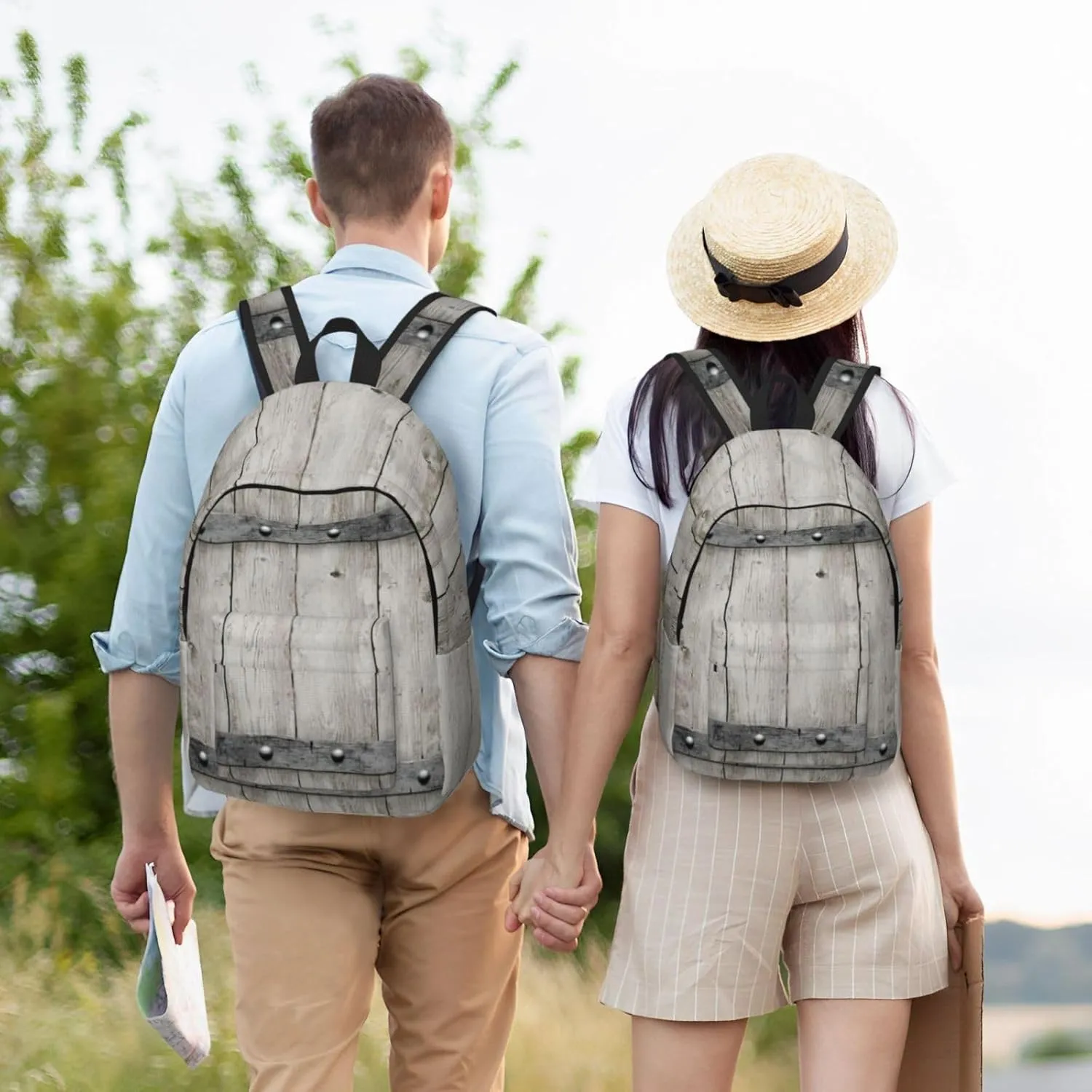 Barn Door1 print Laptop Backpack for Women Men,Bookbag Casual Daypackfor College Work for Travel Computer