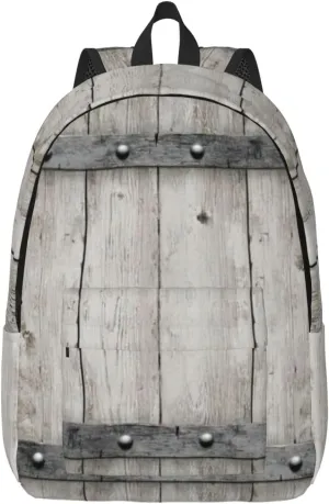 Barn Door1 print Laptop Backpack for Women Men,Bookbag Casual Daypackfor College Work for Travel Computer
