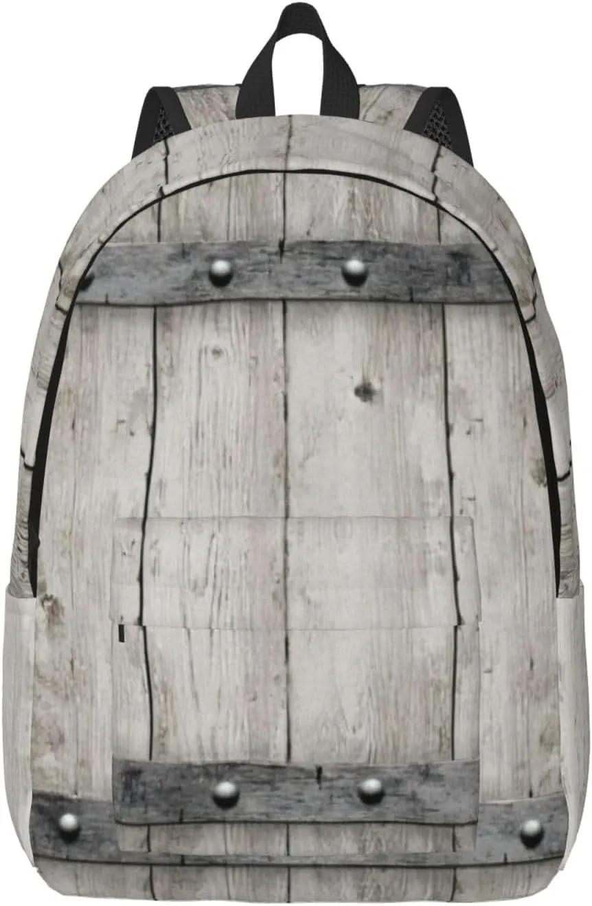 Barn Door1 print Laptop Backpack for Women Men,Bookbag Casual Daypackfor College Work for Travel Computer