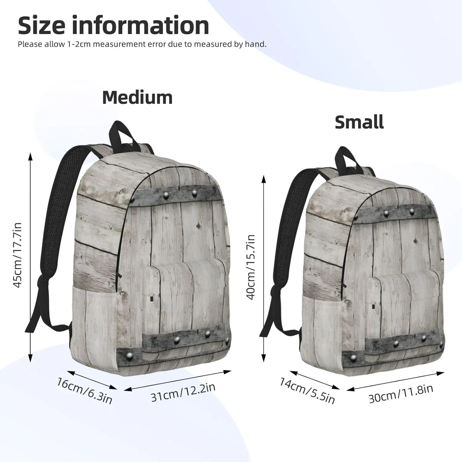 Barn Door1 print Laptop Backpack for Women Men,Bookbag Casual Daypackfor College Work for Travel Computer