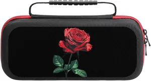 Beast Rose Beauty Carrying Case Compatible with Switch/Switch Lite Protective Hard Shell Travel Carrying Case Pouch