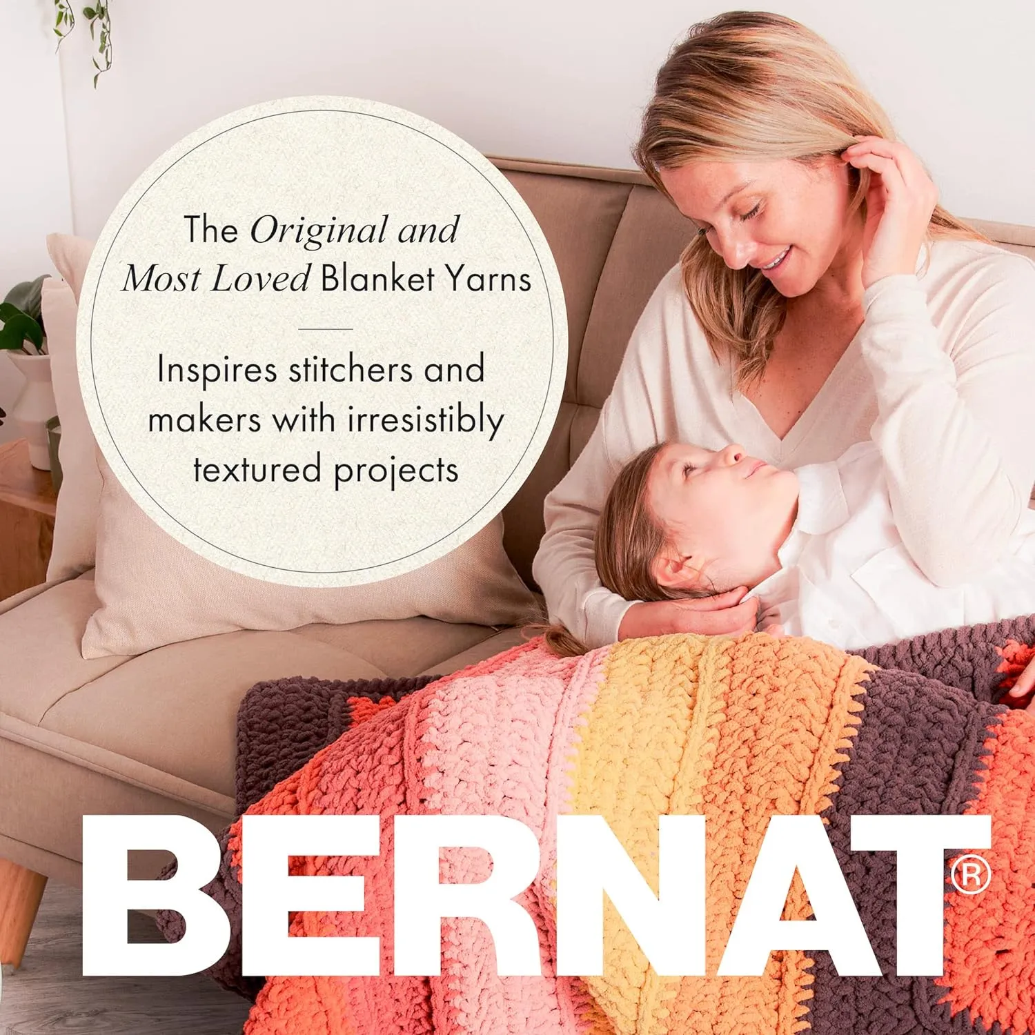 Bernat Velvet Blackbird Yarn - 2 Pack of 300g/10.5oz - Polyester - 5 Bulky - 315 Yards - Knitting/Crochet