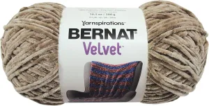 Bernat Velvet Yarn, 10.5 oz, 1 Ball, Mushroom