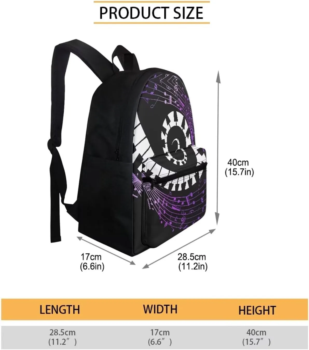 Black Backpack Set for Boys 10-14 Kids Back Pack Large Capacity Laptop Rucksack with Thermal Meal Prep Container Mini Pen Case, Back to School Gifts