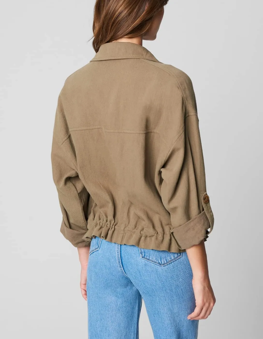 [BLANKNYC] womens Luxury Clothing Utility Parka Jacket Coat With Pockets