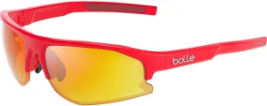 bollé BS003007 Bolt 2.0 Sport Bike Sunglasses, Red Matte - Phantom Brown Red, Large