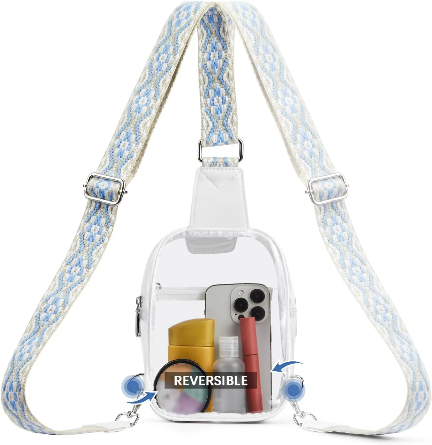 BOSTANTEN Small Sling Bag for Women Leather Crossbody Bags Fanny Pack Chest Bag for Travel