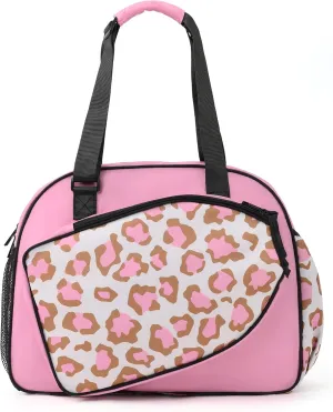 Boulder Bee Pickleball Bags, Premium Pickleball Tote Bag for Girls, Women’s Hand/Shoulder Gym Bag w Water Bottle Holder, with Pickleball Racquet/Paddle Holder