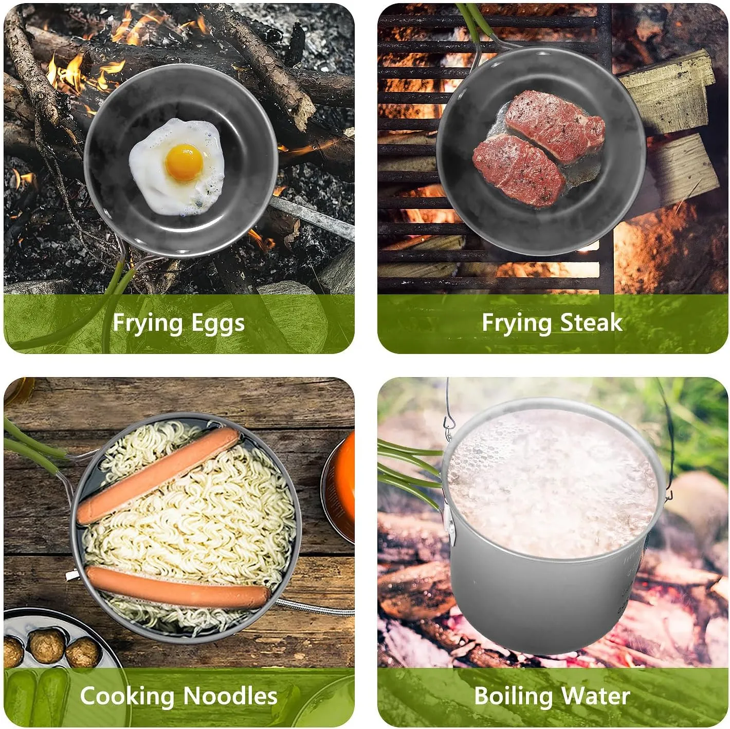 Camping Cookware Set with Stove