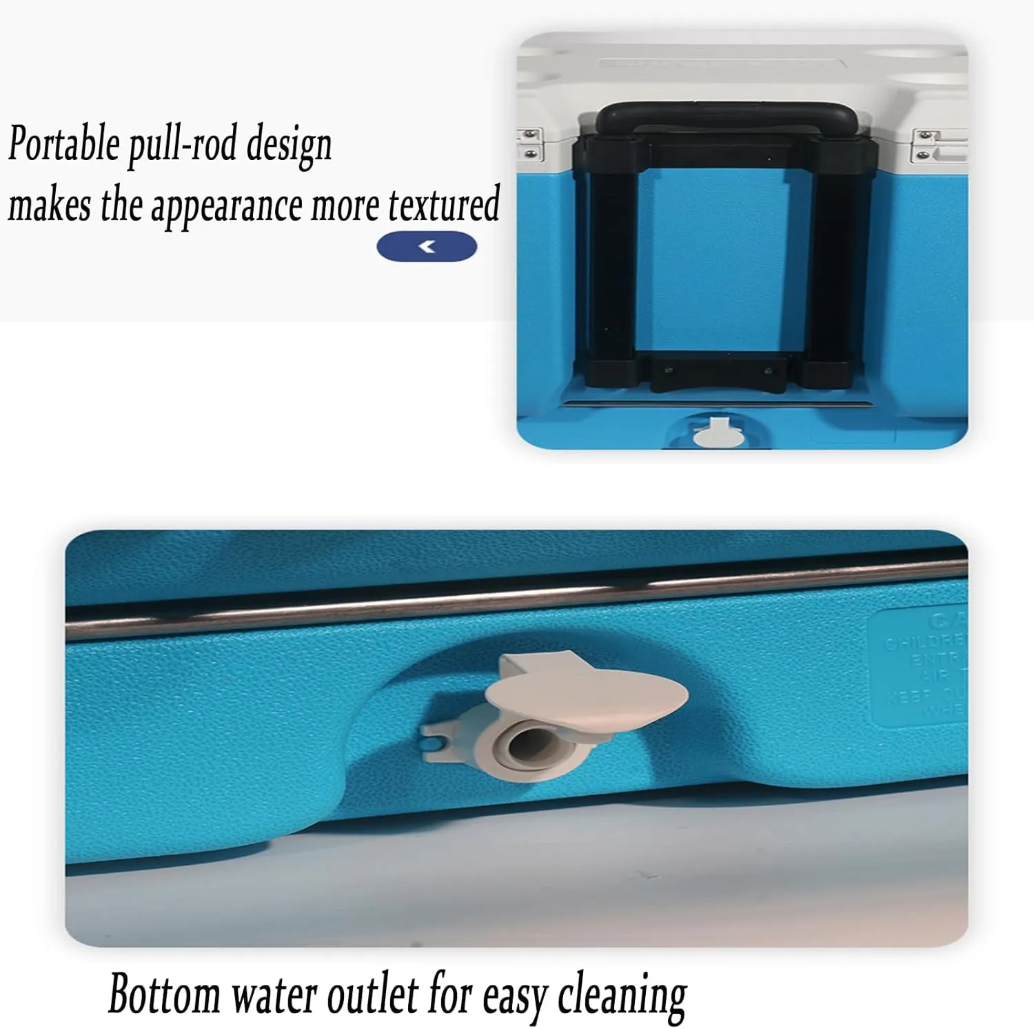 Car Camping Coolers for Dacia Bigster/Dokker/Duster/Jogger/Lodgy/Sandero/Spring, Leak Proof Cooler, Portable Lightweight Ice Chest Box, Compartments Waterproof Insulated Bag