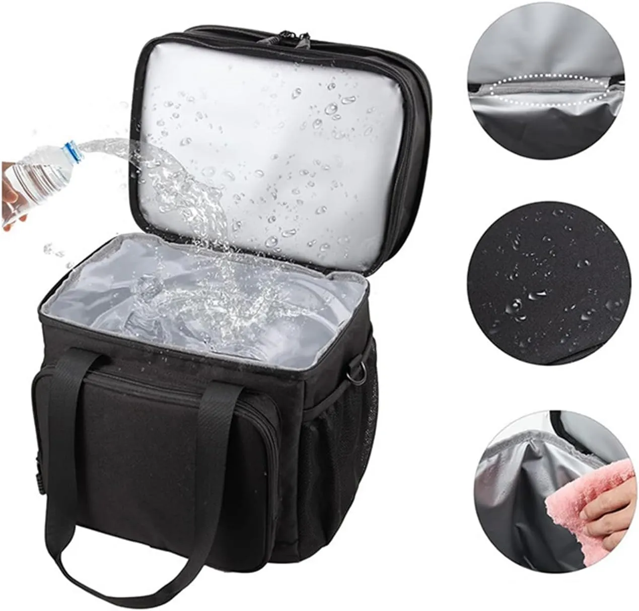 Car Camping Coolers for Dodge Ram 1500 Classic Model/3500 Jump Seat, Leak Proof Cooler, Portable Lightweight Ice Chest Box, Compartments Waterproof Insulated Bag