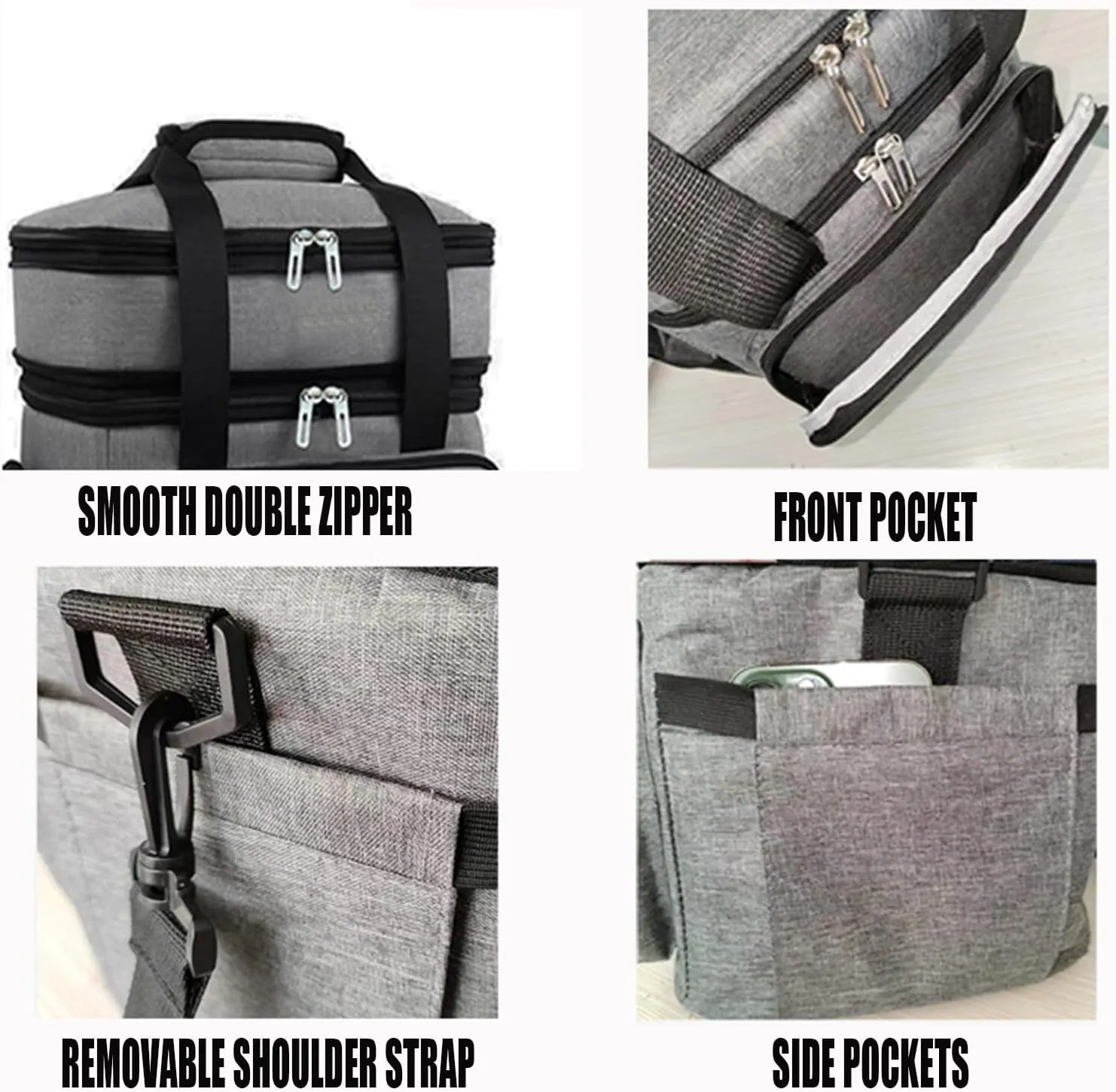 Car Camping Coolers for Dodge Ram 1500 Classic Model/3500 Jump Seat, Leak Proof Cooler, Portable Lightweight Ice Chest Box, Compartments Waterproof Insulated Bag