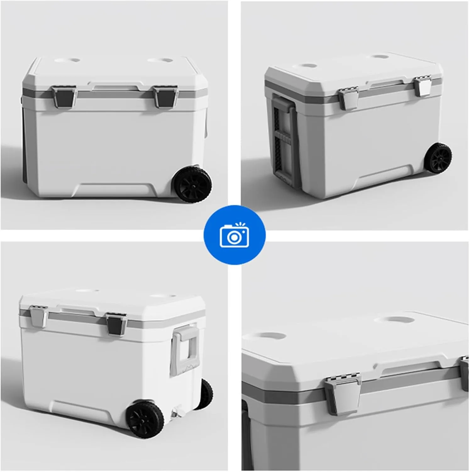 Car Camping Coolers for Rolls-Royce Cullinan/Dawn/Ghost/Phantom/Spectre/Camargue, Waterproof Portable Cooler, Leak Proof Picnic Insulated Bag, Ultra-Light Premium Ice Chest Box