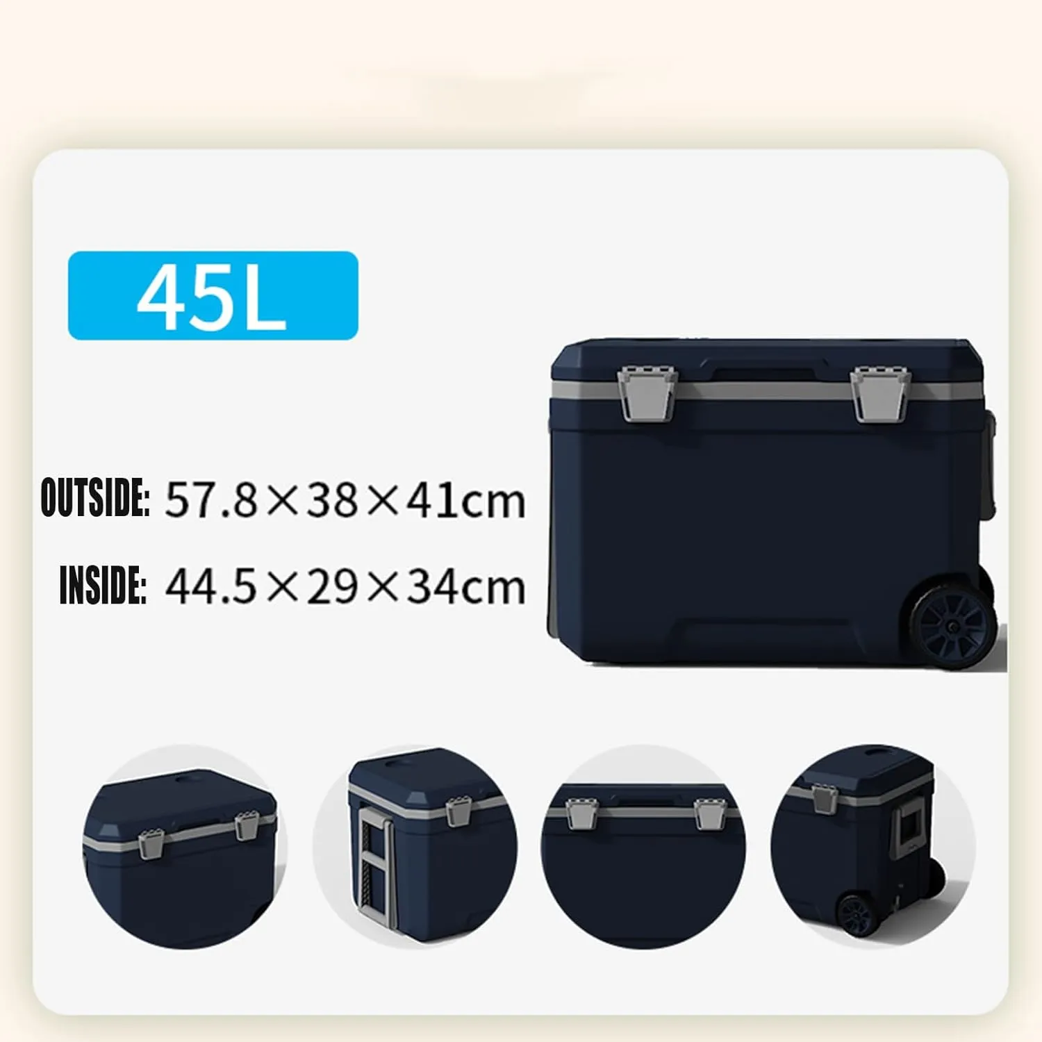 Car Camping Coolers for Rolls-Royce Cullinan/Dawn/Ghost/Phantom/Spectre/Camargue, Waterproof Portable Cooler, Leak Proof Picnic Insulated Bag, Ultra-Light Premium Ice Chest Box