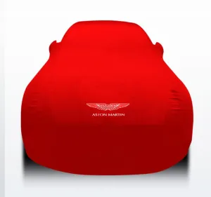 Car Custom Cover for Aston Martin DBX Velvet Stretch Soft Satin Full Coverage All Weather Protection with Logo Various Occasions,Red Style