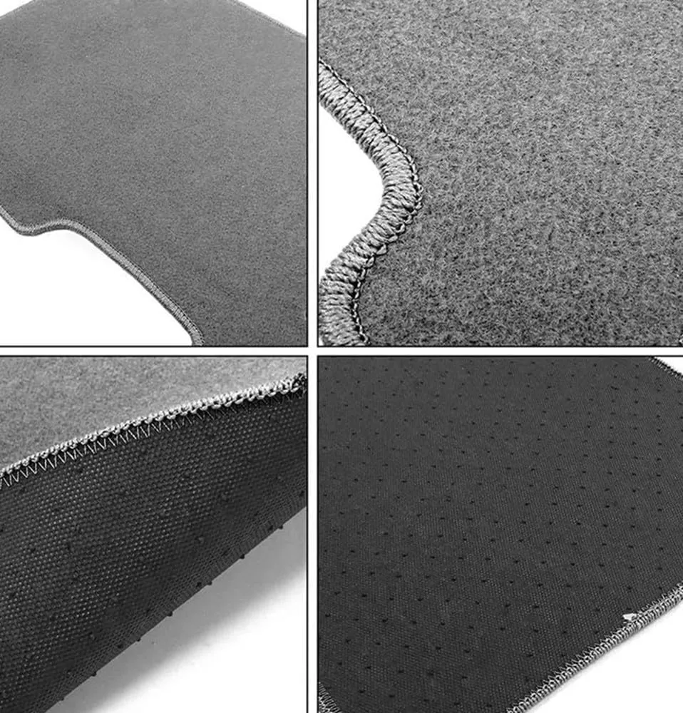 Car Floor Mats for Ford Fusion 2014-2020,Nylon Black Carpet All Weather Waterproof Auto Liners Foot Pads Set