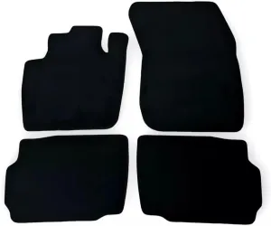 Car Floor Mats for Ford Fusion 2014-2020,Nylon Black Carpet All Weather Waterproof Auto Liners Foot Pads Set