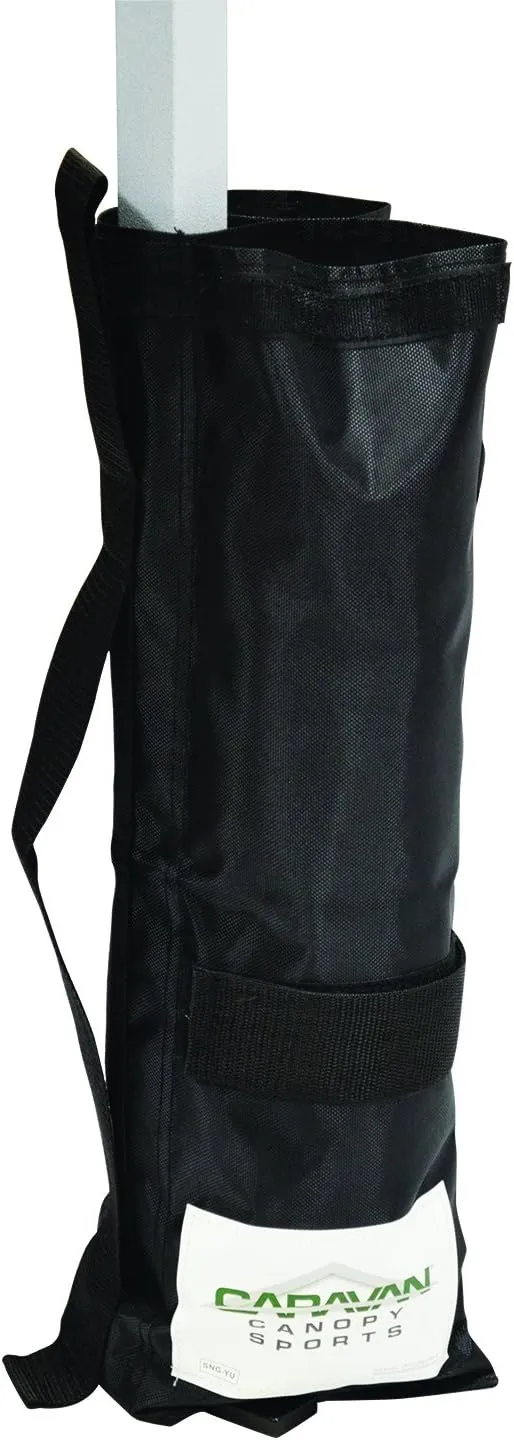 Caravan Canopy Outdoor Canopy Weight Bags - Set of 4, Black