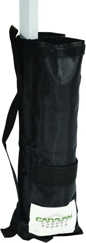 Caravan Canopy Outdoor Canopy Weight Bags - Set of 4, Black