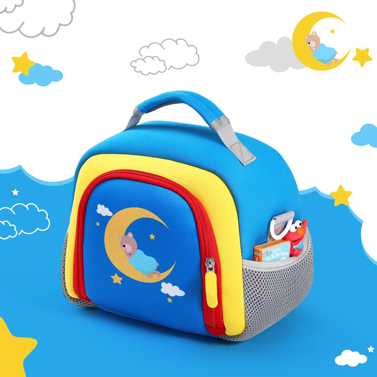 Carrying Bag Compatible with Little Tikes Story Machine Books Starter Set, Kids Toys Storage Case with Handle and Shoulder Strap for Little Tikes, Bag for Storybook Audio Play Character