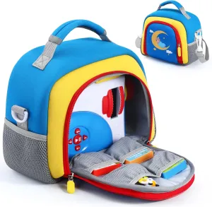 Carrying Bag Compatible with Little Tikes Story Machine Books Starter Set, Kids Toys Storage Case with Handle and Shoulder Strap for Little Tikes, Bag for Storybook Audio Play Character